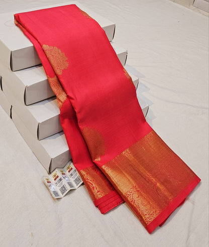 Kanchipuram Pure Silk Saree Bridal Kanjivaram Sari SPK248