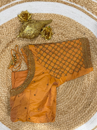 42” XL Size 12 size Aari Worked Sari Blouse Indian Saree Top B166