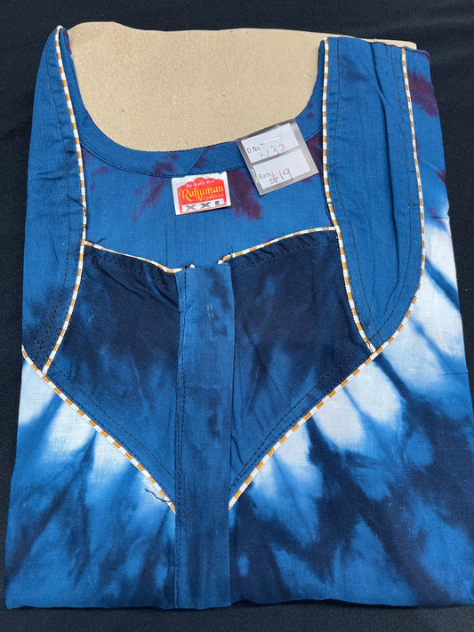2XL size Indian Cotton Nighty Nightgown NI33