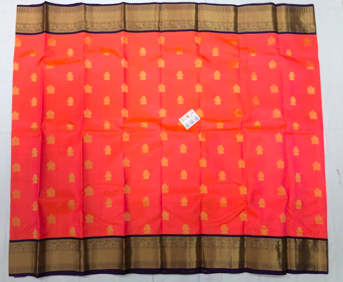 Kanchipuram Pure Silk Saree Bridal Kanjivaram Sari SPK325