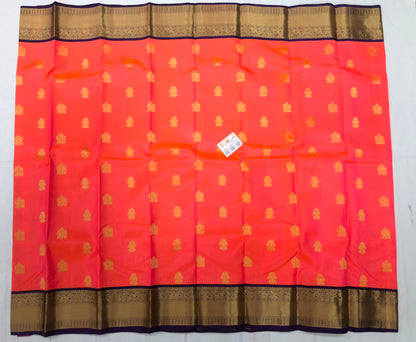 Kanchipuram Pure Silk Saree Bridal Kanjivaram Sari SPK325