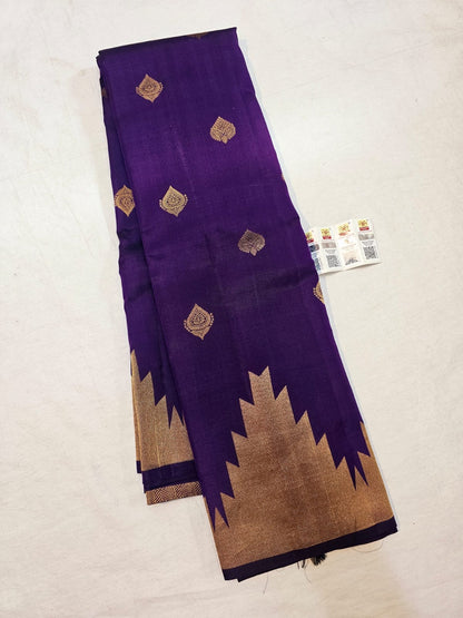 Kanchipuram Pure Silk Saree Bridal Indian Kanjivaram Sari SPK320