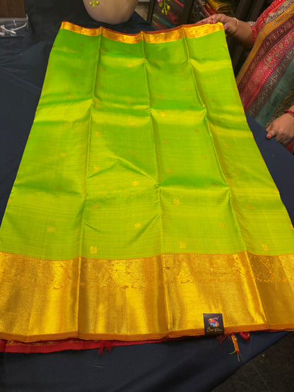 Kanchipuram Pure Silk Saree Bridal Kanjivaram Sari SPK280