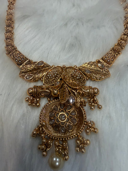 Traditional Indian Jewellery Brass Necklace N10