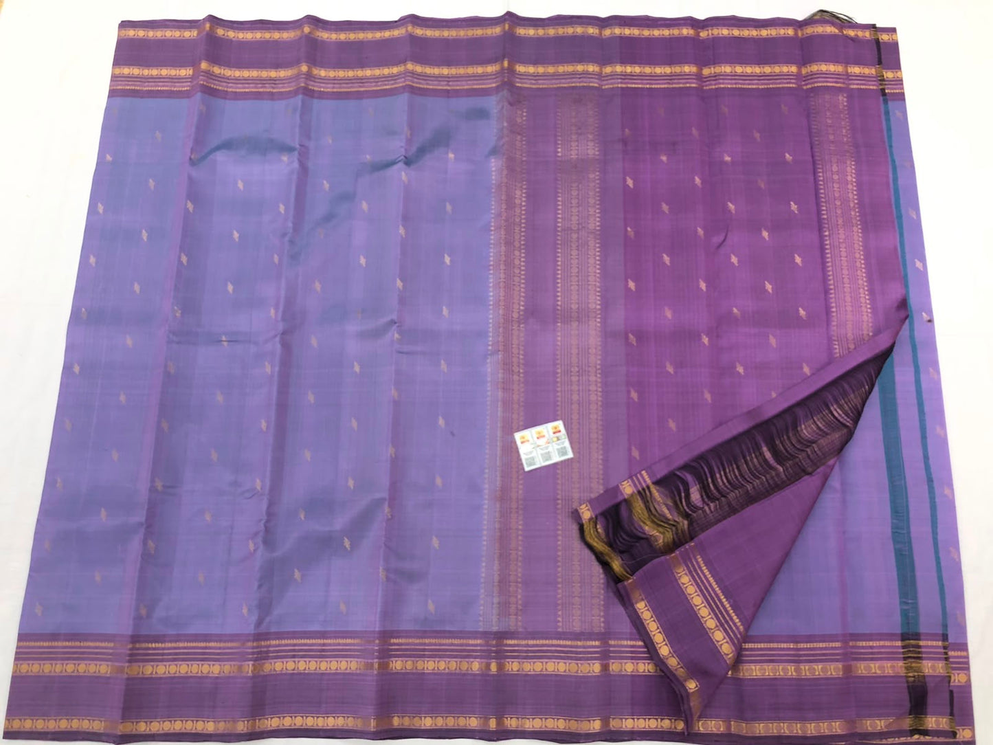 Vintage Kanchipuram Pure Silk Saree Bridal Indian Kanjivaram Sari SPK328