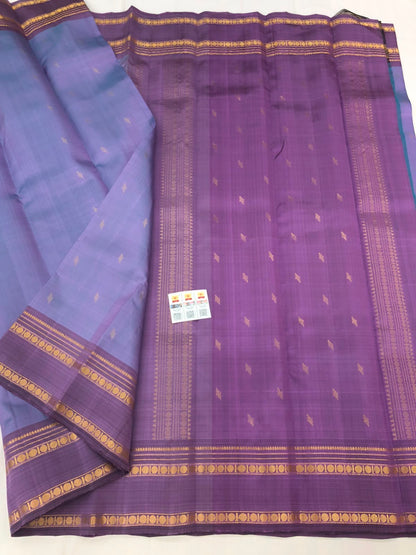 Vintage Kanchipuram Pure Silk Saree Bridal Indian Kanjivaram Sari SPK328