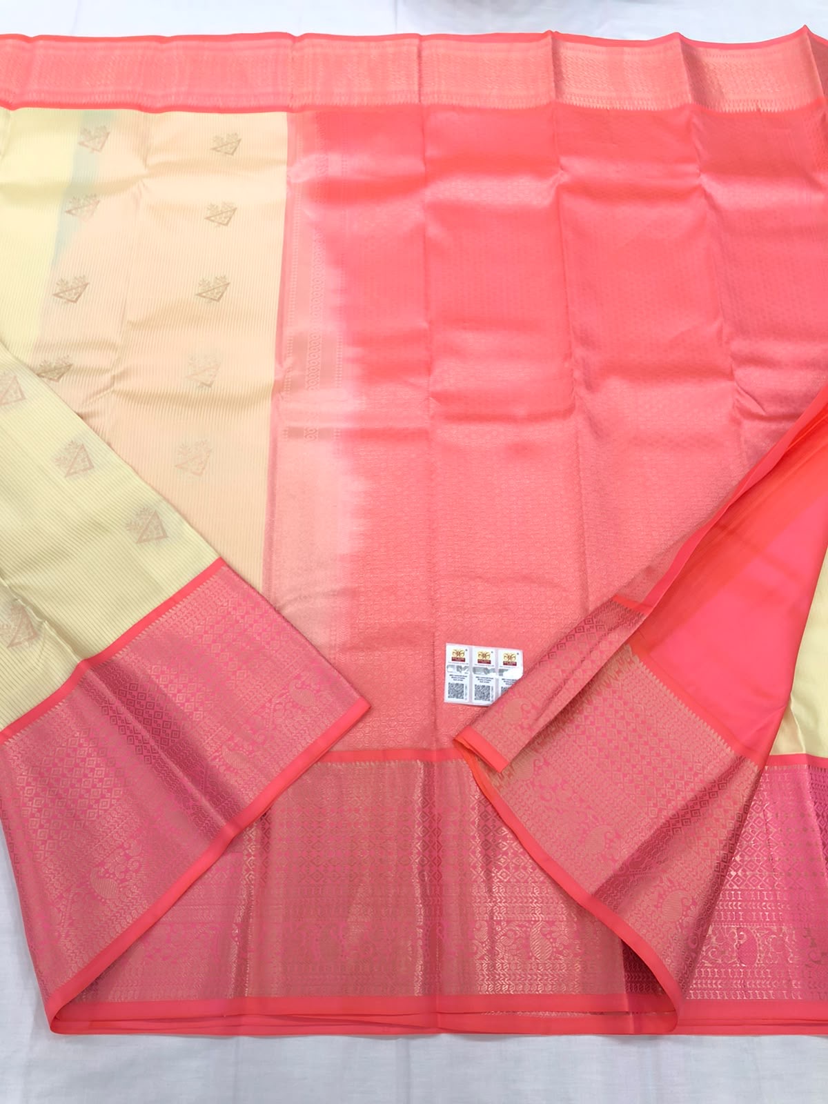 Kanchipuram Pure Silk Saree Bridal Indian Kanjivaram Sari SPK311