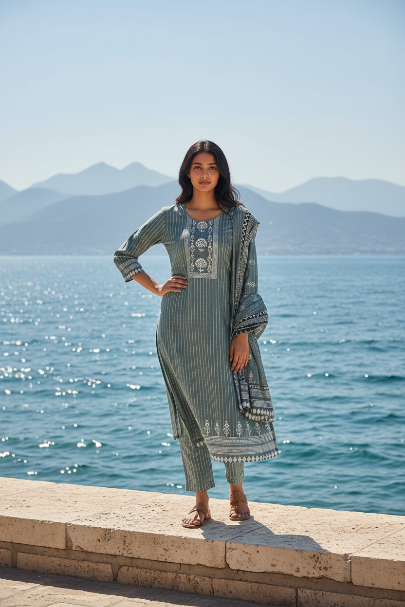 48” 4XL Indian Ladies Outfit Salwar Kameez Kurti Suit Set SS14