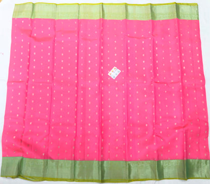 Kanchipuram Pure Silk Saree Bridal Indian Kanjivaram Sari SPK341