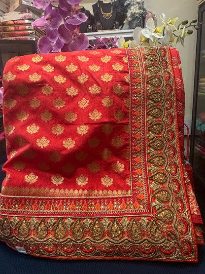 Sari Indian Fancy Party wear Saree Yellow SAR5