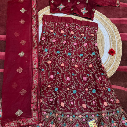 Indian velvet Lehenga Lehnga Diwali outfit Sydney Australia L13