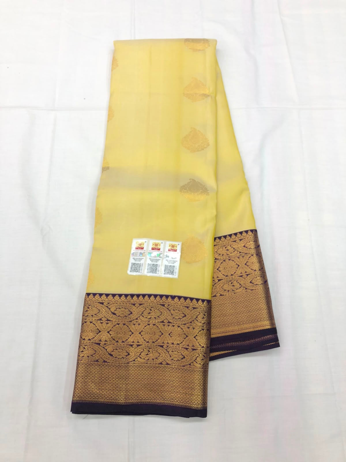 Kanchipuram Pure Silk Saree Bridal Indian Kanjivaram Sari SPK315