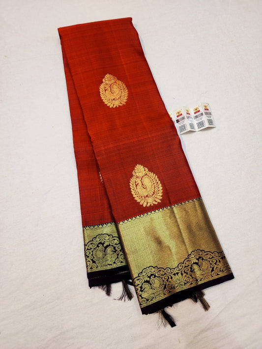 Kanchipuram Pure Silk Saree Bridal Kanjivaram Sari SPK272