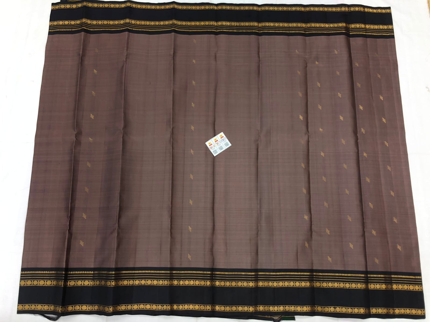 Vintage Kanchipuram Pure Silk Saree Bridal Indian Kanjivaram Sari SPK323