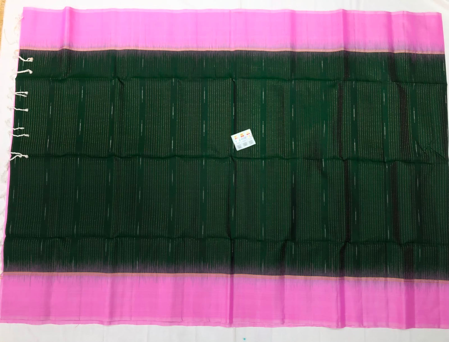 Kanchipuram Pattu Soft Silk Indian Saree Pure Silk Sari Green SS32
