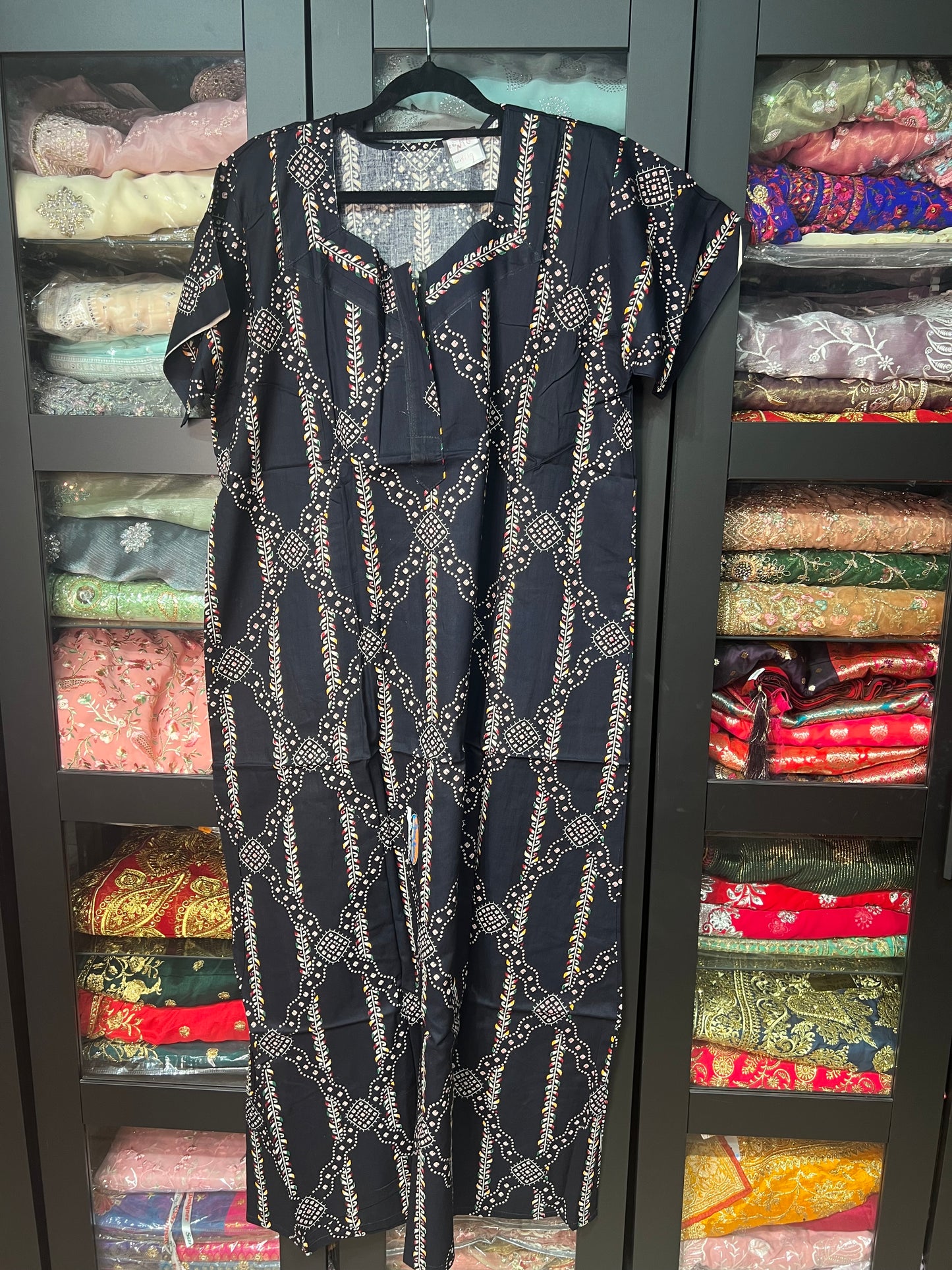 Free size Indian Cotton Nighty Nightgown NI16