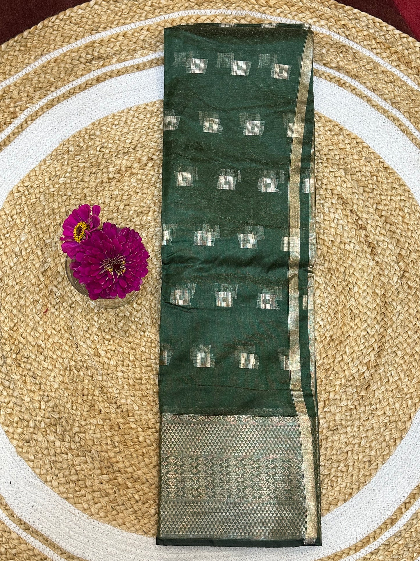 Green Sari Indian Saree S23