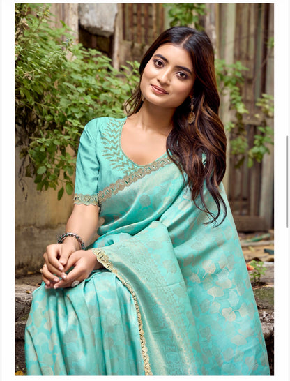 Sari Indian Bollywood Designer Party wear Saree Z9