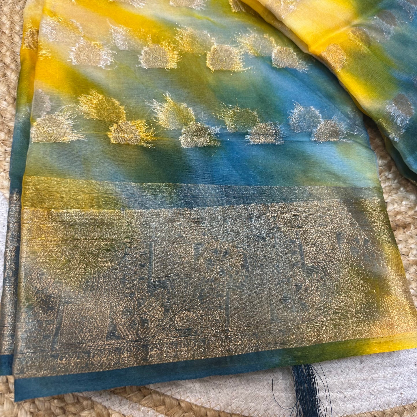 Sari Indian Fancy Casual wear Organza Banarasi Saree SAR6