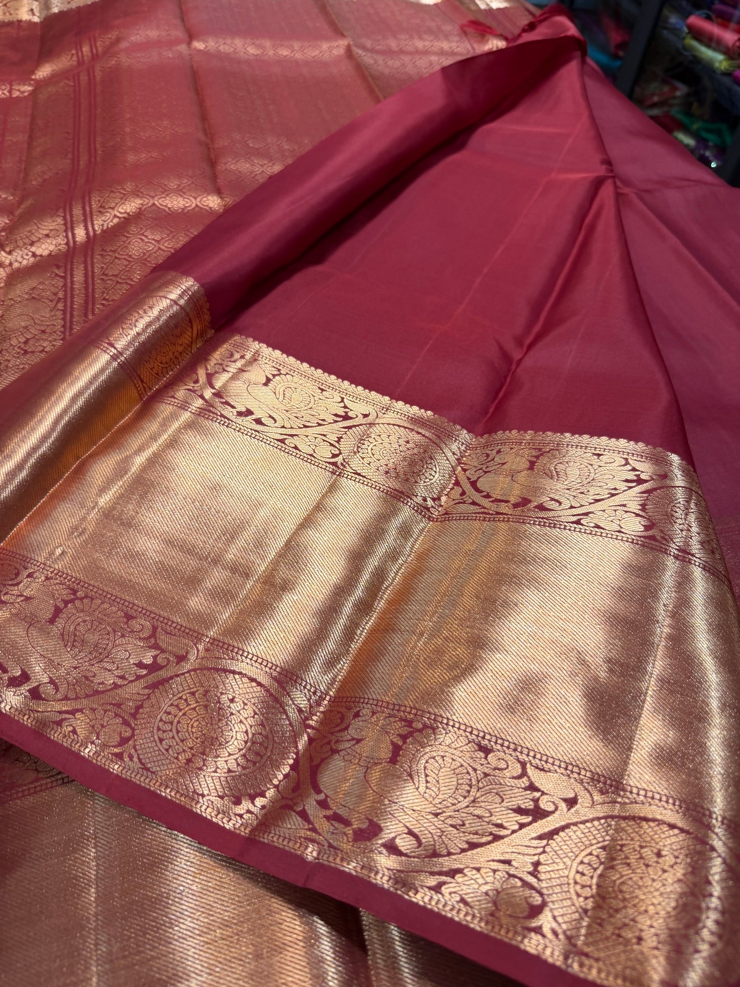 Kanchipuram Pure Silk Saree Kanjivaram Sari| SPK080
