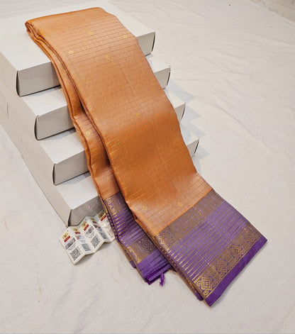 Kanchipuram Pure Silk Saree Bridal Kanjivaram Sari SPK254