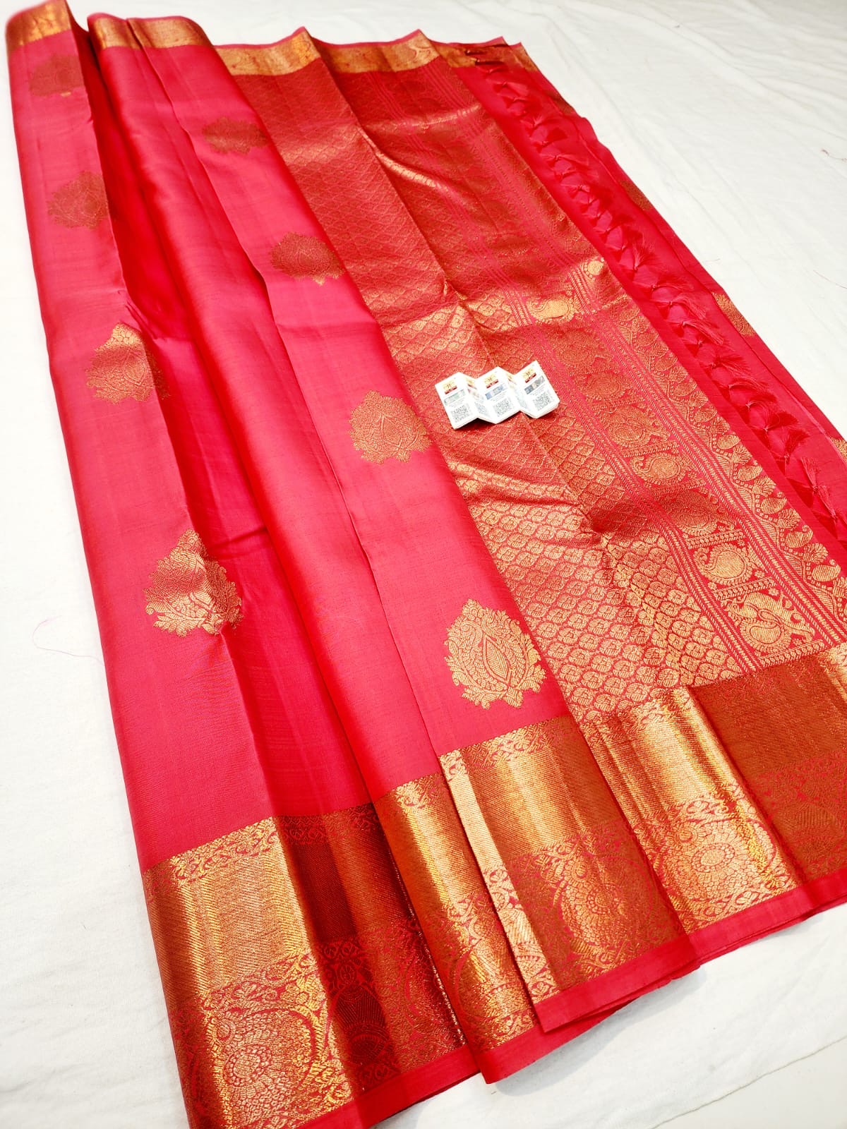 Kanchipuram Pure Silk Saree Bridal Kanjivaram Sari SPK248