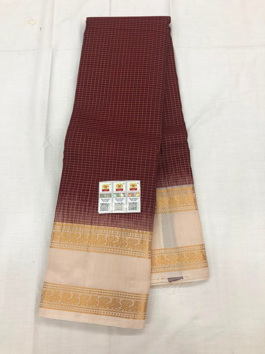 Kanchipuram Pure Silk Saree Bridal Indian Kanjivaram Sari SPK351