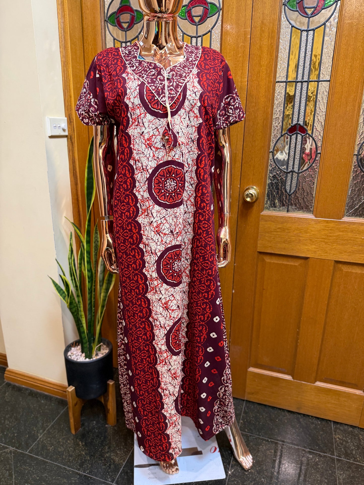 Free size Indian Cotton Nighty Nightgown NI1