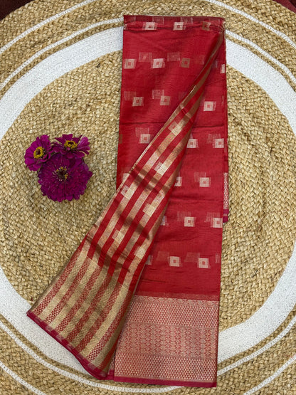 Red Sari Indian Saree S27