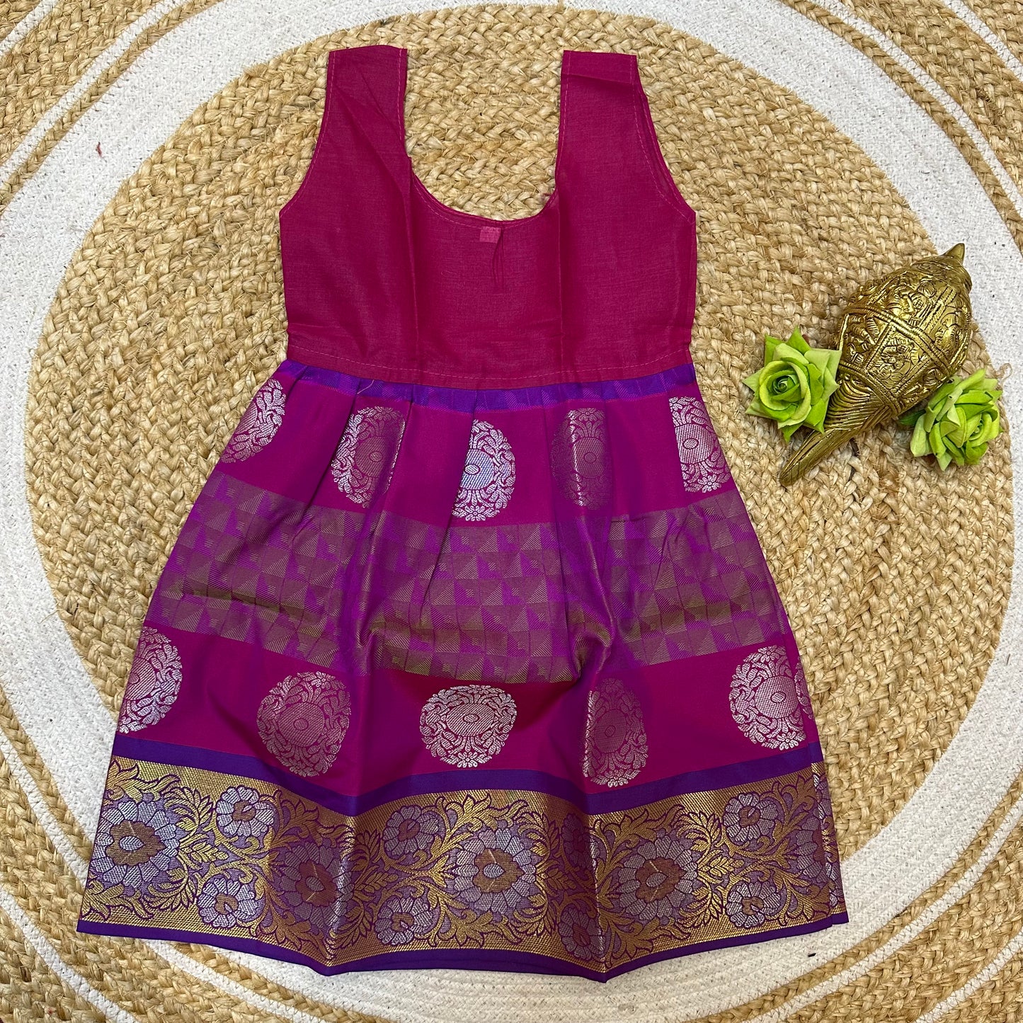 Indian Lehenga Pattu Pavadai Sattai Skirt Top G21