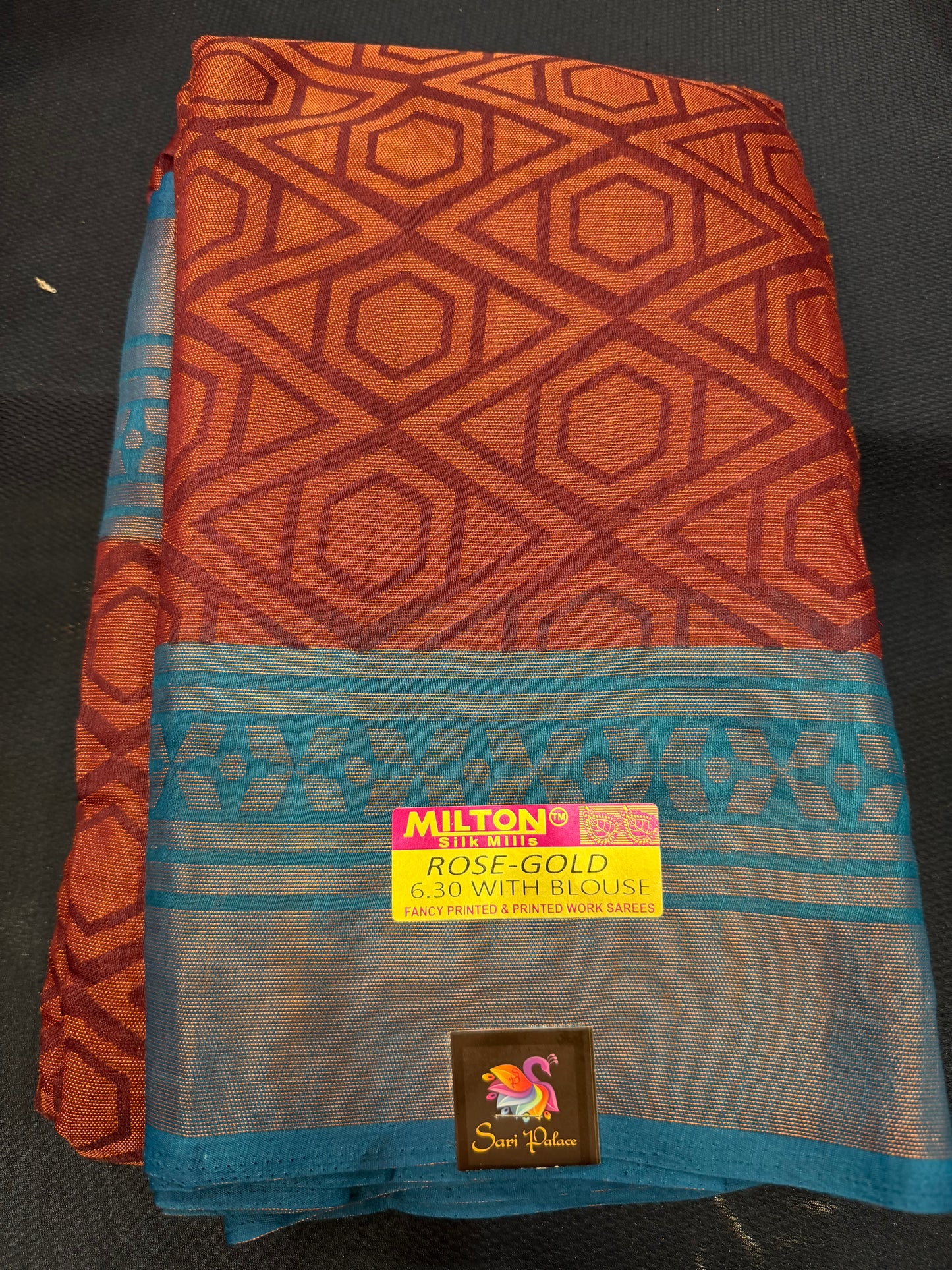 Brasso Sari Indian Fancy Casual wear Saree  SAR3
