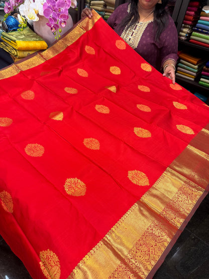 Kanchipuram Pure Silk Saree Bridal Kanjivaram Sari SPK240