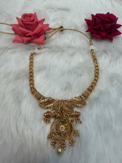 Traditional Indian Jewellery Brass Necklace N10