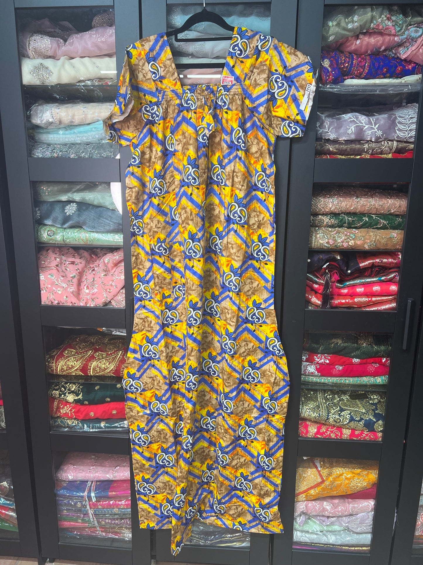 Free size Indian Cotton Nighty Nightgown NI11