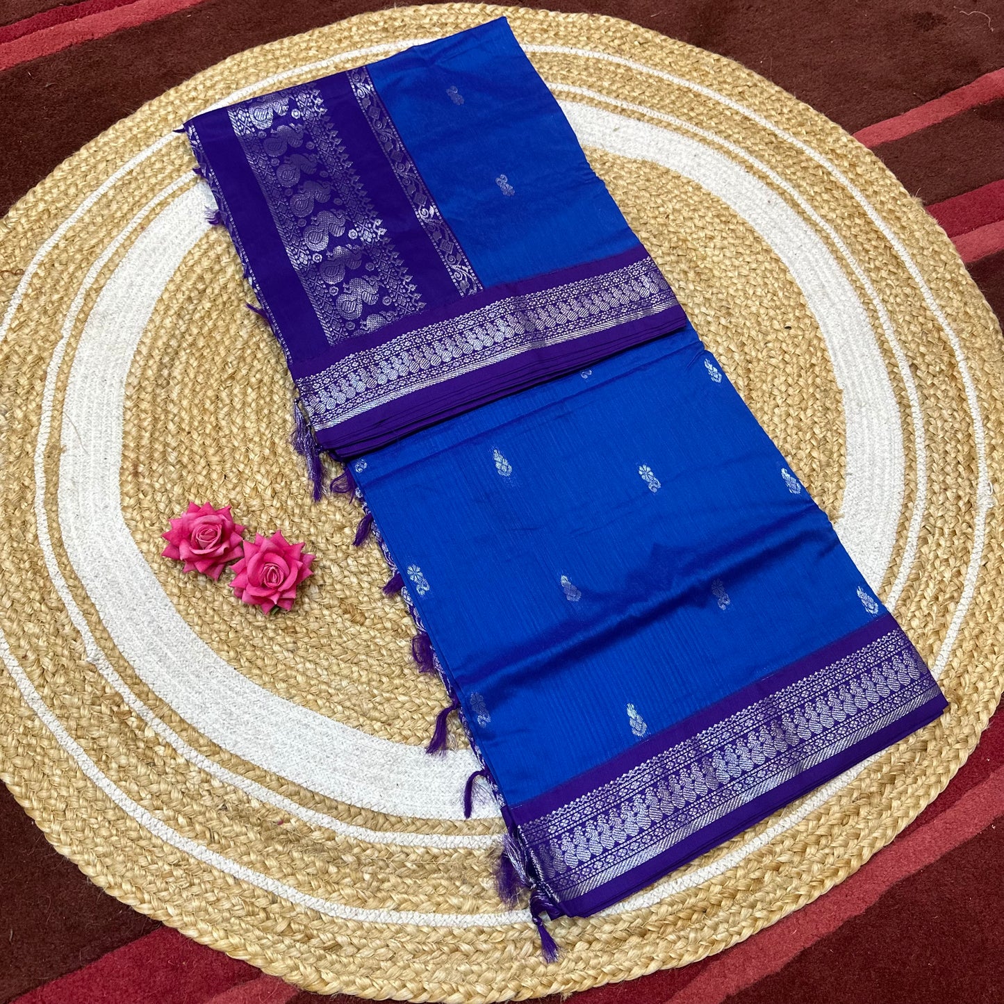 Kalyani Silk Cotton Traditional Sari South Indian Saree S140