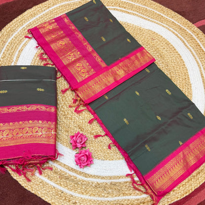 Kalyani Silk Cotton Sari South Indian Saree S140