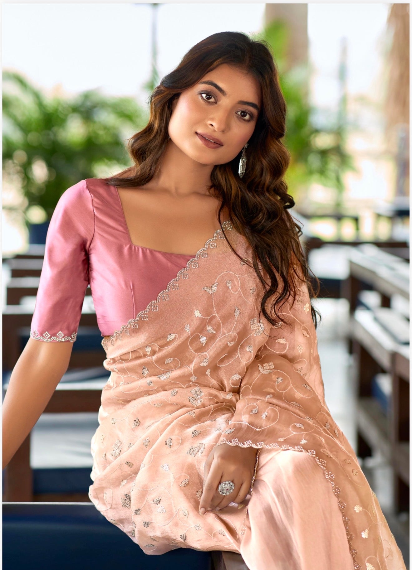 Sari Indian Bollywood Designer Party wear Saree Z10 Col 2