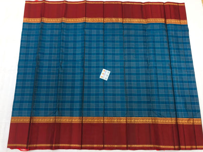Vintage Kanchipuram Pure Silk Saree Bridal Indian Kanjivaram Sari SPK348