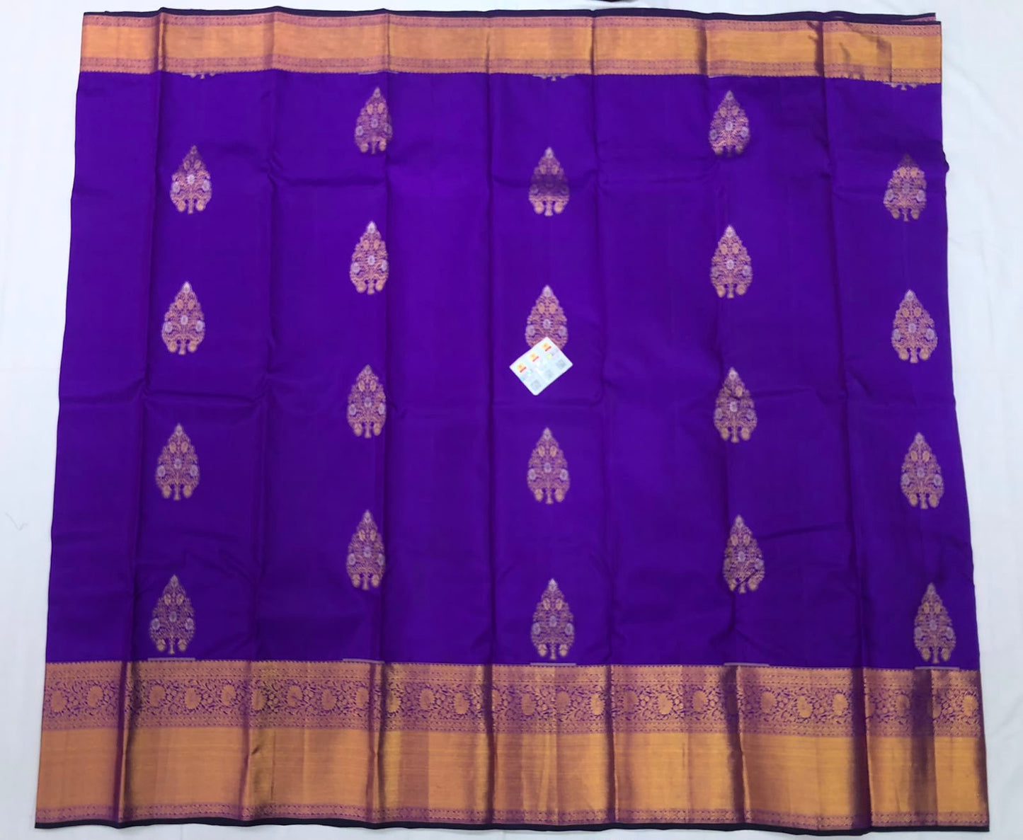 Kanchipuram Pure Silk Saree Bridal Indian Kanjivaram Sari SPK342