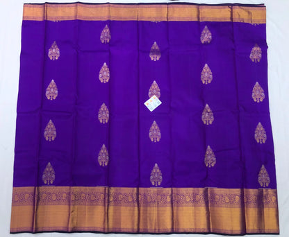Kanchipuram Pure Silk Saree Bridal Indian Kanjivaram Sari SPK342