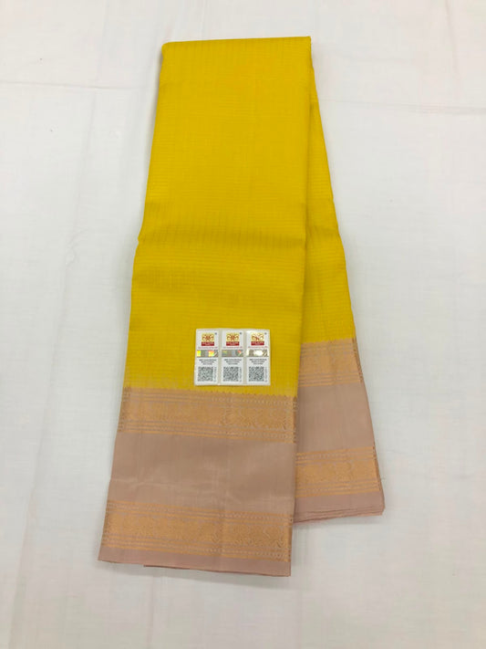 Kanchipuram Pure Silk Saree Bridal Indian Kanjivaram Sari SPK349