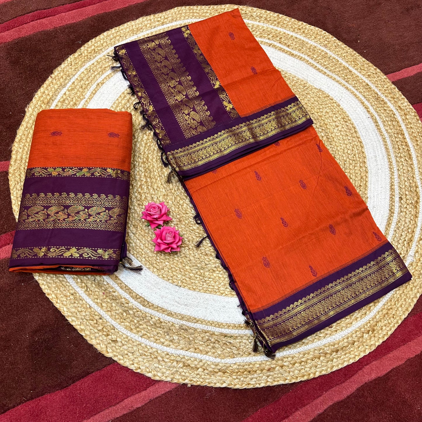 Kalyani Silk Cotton Sari South Indian Saree S140