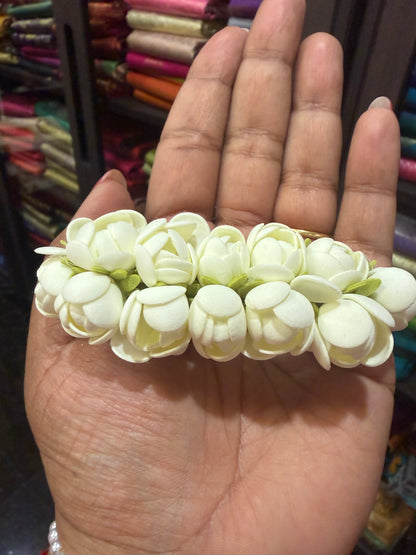 Natural Looking Handmade Jasmine Flower Clip Gajra G18