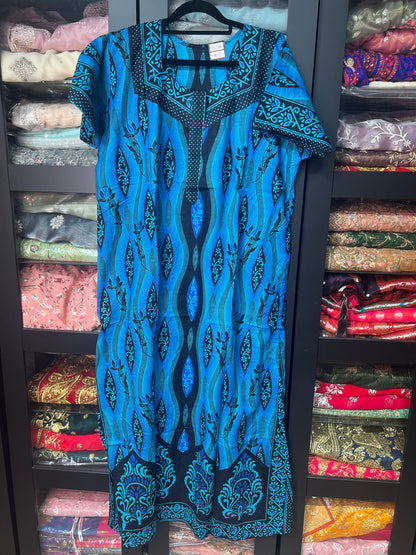 Free size Indian Cotton Nighty Nightgown NI19