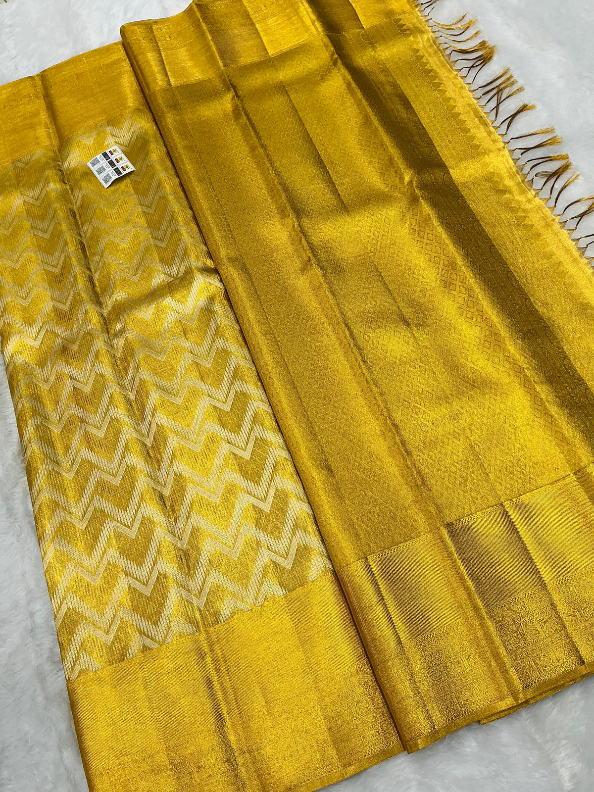 Bridal Tissue Kanchipuram Pure Silk Saree Kanjivaram Sari SPK470