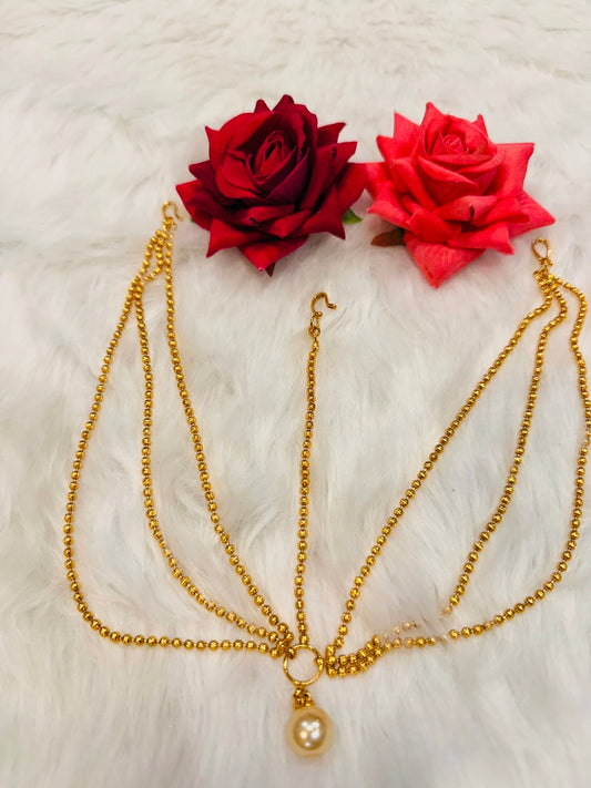 Maang tikka Damini Indian Jewellery T003 Hair Accessory