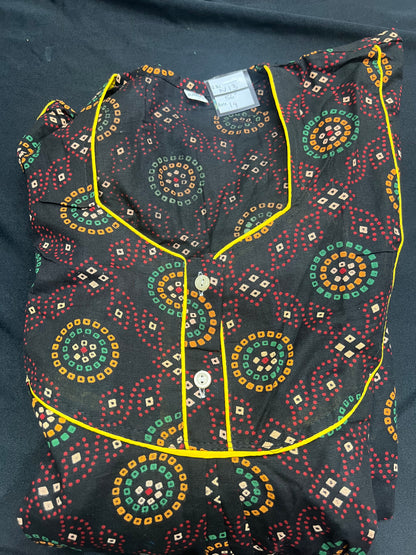 Free size Indian Cotton Nighty Nightgown NI13