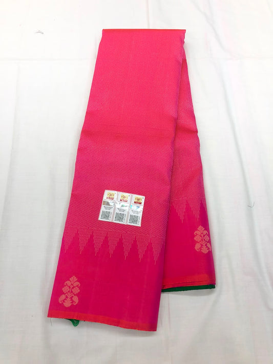 Kanchipuram Pure Silk Saree Bridal Indian Kanjivaram Sari SPK357