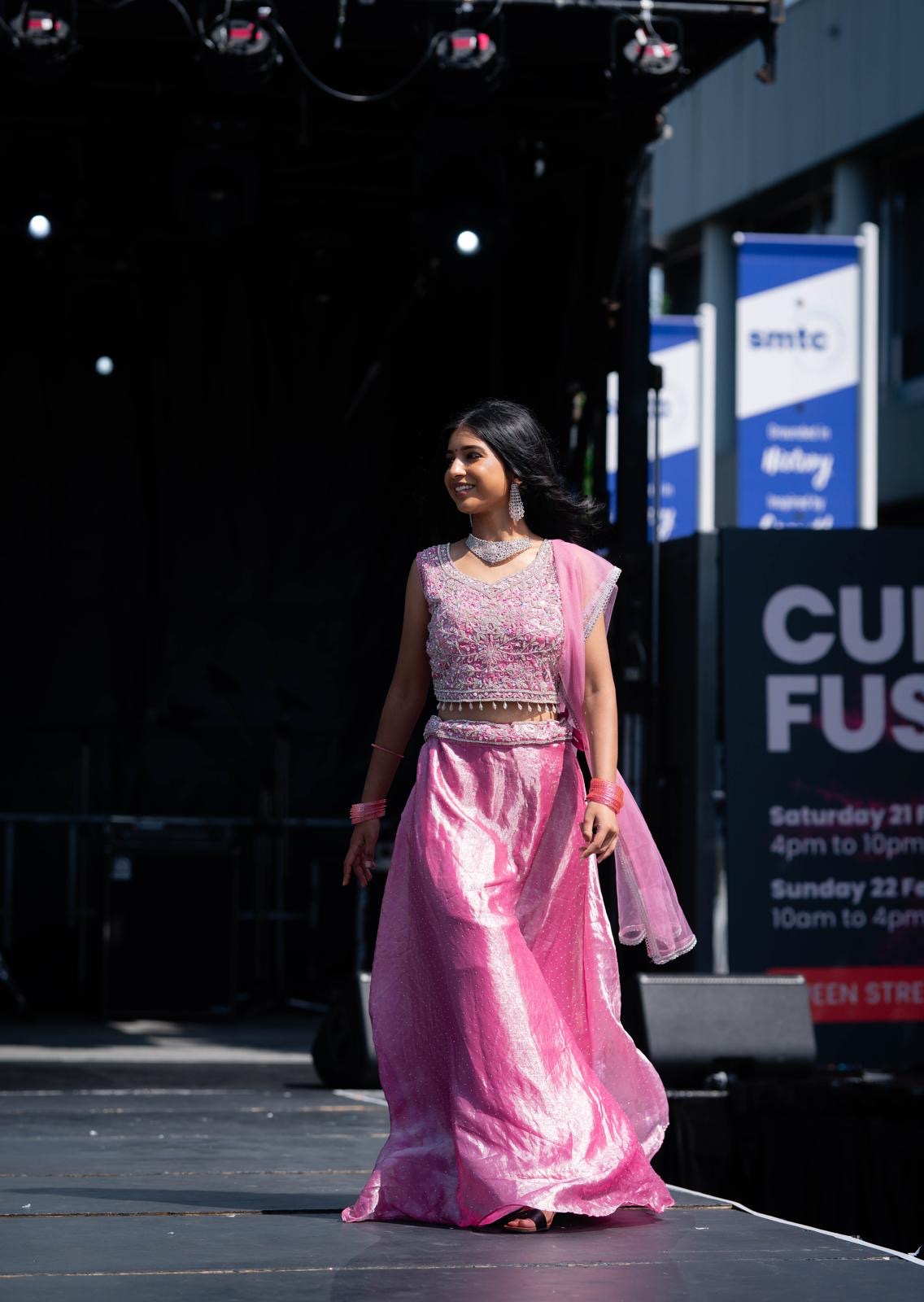 Small 36” Indian Lehenga Pink Lehnga L3