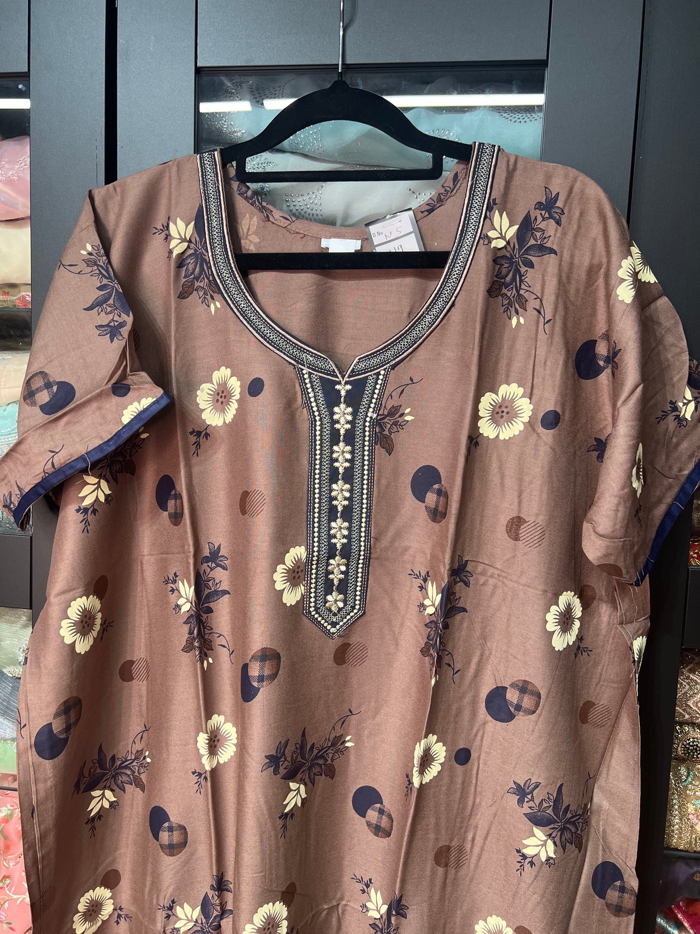 Free size Indian Cotton Nighty Nightgown NI5